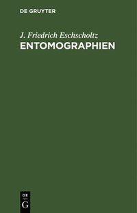 bokomslag Entomographien