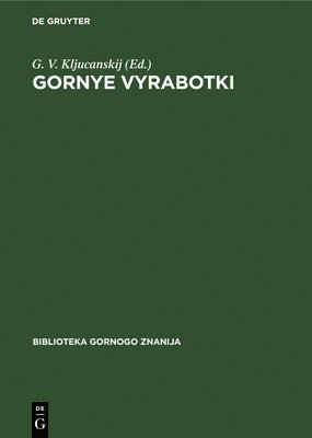bokomslag Gornye Vyrabotki