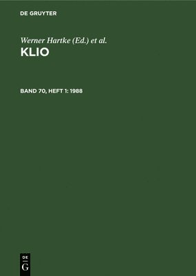Werner Hartke, Rigobert Günther, Johannes Irmscher, Heinz Kreißig, Wolfgang Seyfarth - 1988, Inbunden