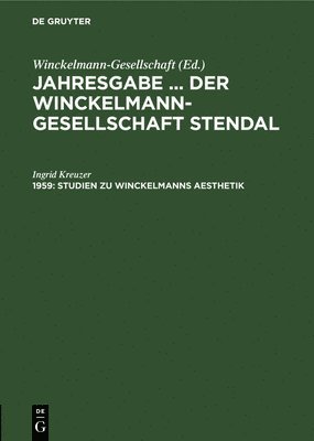 bokomslag Studien Zu Winckelmanns Aesthetik