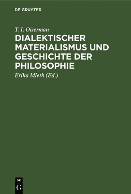 Dialektischer Materialismus Und Geschichte Der Philosophie 1