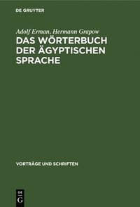 bokomslag Das Wrterbuch Der gyptischen Sprache