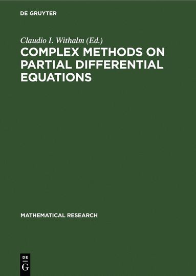 bokomslag Complex Methods on Partial Differential Equations