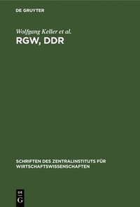 bokomslag Rgw, DDR