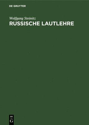 bokomslag Russische Lautlehre