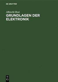 bokomslag Grundlagen Der Elektronik