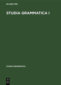 bokomslag Studia Grammatica I