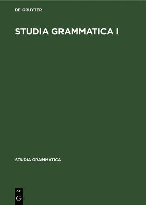 Studia Grammatica I 1