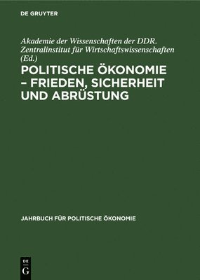 Jahrbuch Fr Politische konomie. 4.1989 1