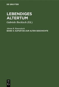 bokomslag Aufsätze Zur Alten Geschichte
