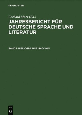 Bibliographie 1940-1945 1