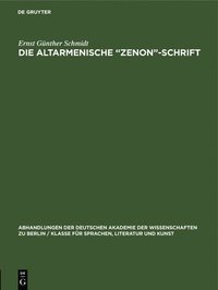 bokomslag Altarmenische "Zenon"-Schrift