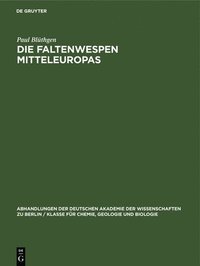 bokomslag Die Faltenwespen Mitteleuropas