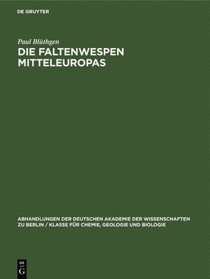 Die Faltenwespen Mitteleuropas 1