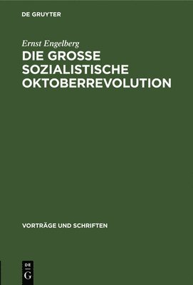 bokomslag Die Grosse Sozialistische Oktoberrevolution