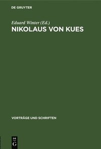 bokomslag Nikolaus Von Kues