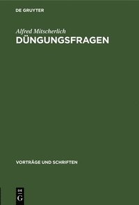 bokomslag Düngungsfragen