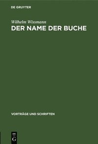 bokomslag Der Name Der Buche