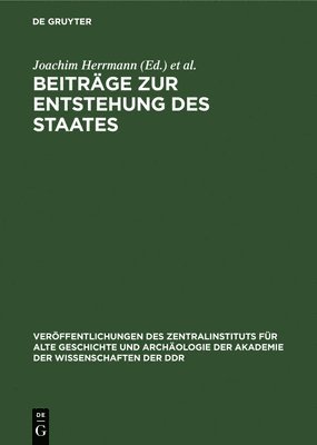 Beitrge Zur Entstehung Des Staates 1