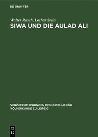 bokomslag Siwa Und Die Aulad Ali