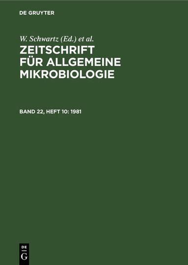 W. Schwartz, U. Taubeneck - 1981, Inbunden