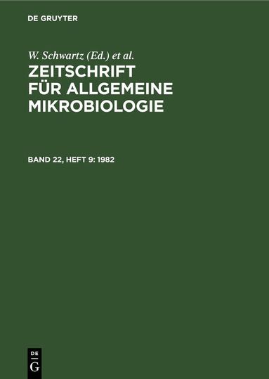 W. Schwartz, U. Taubeneck - 1982, Inbunden