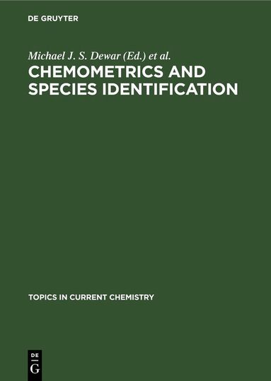 Chemometrics and Species Identification, Inbunden