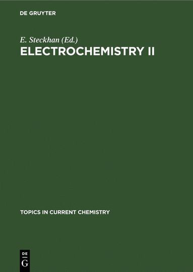 bokomslag Electrochemistry II
