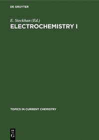 bokomslag Electrochemistry I