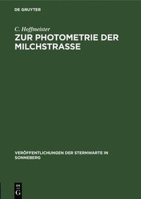 bokomslag Zur Photometrie Der Milchstrae