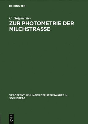 Zur Photometrie Der Milchstrae 1