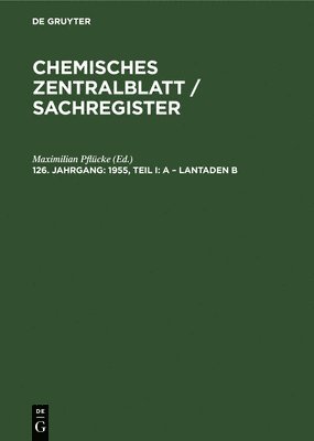 bokomslag 1955, Teil I: A - Lantaden B