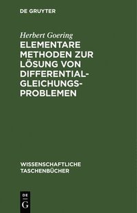 bokomslag Elementare Methoden Zur Lösung Von Differentialgleichungsproblemen