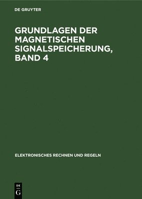 bokomslag Digitalbandspeicher. Transportwerke Fr Die Digitale Datenspeicherung Auf Magnetband