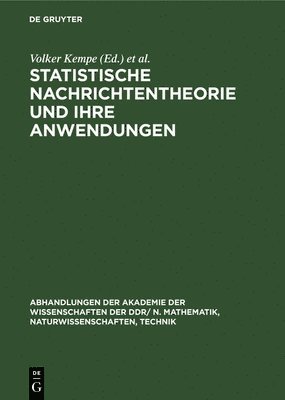 bokomslag Statistische Nachrichtentheorie Und Ihre Anwendungen