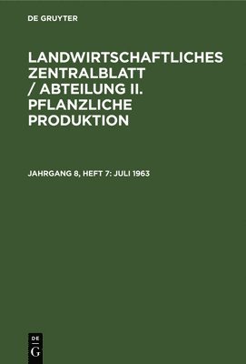 K Kauter, F Stammberger, G Tischendorf - Juli 1963, Inbunden