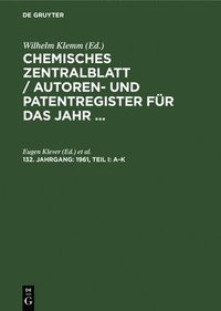 bokomslag 1961, Teil I: A-K