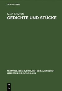 bokomslag Gedichte Und Stücke
