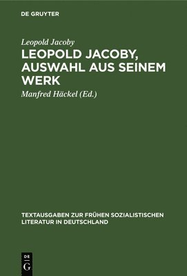 Leopold Jacoby, Auswahl Aus Seinem Werk 1