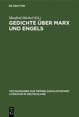 Manfred Häckel - Gedichte Über Marx Und Engels, Inbunden