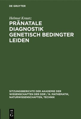 bokomslag Prnatale Diagnostik Genetisch Bedingter Leiden