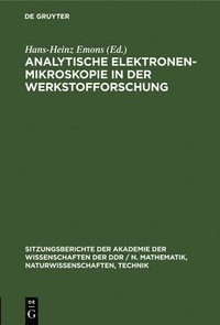 bokomslag Analytische Elektronenmikroskopie in Der Werkstofforschung