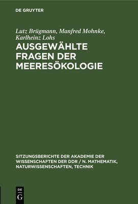 Ausgewhlte Fragen Der Meereskologie 1