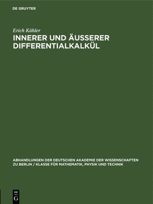 bokomslag Innerer Und usserer Differentialkalkl