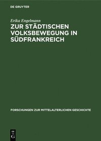 bokomslag Zur Stdtischen Volksbewegung in Sdfrankreich