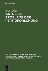 bokomslag Aktuelle Probleme Der Peptidforschung