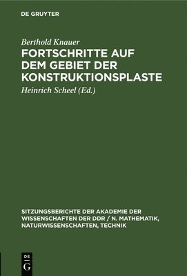 Fortschritte Auf Dem Gebiet Der Konstruktionsplaste 1