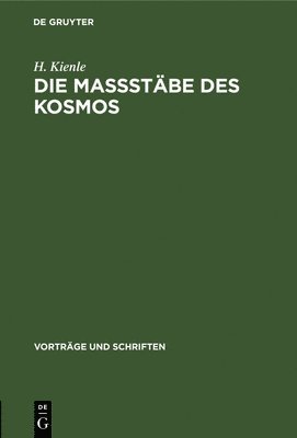 bokomslag Die Maßstäbe Des Kosmos