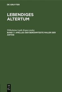 bokomslag Apelles Der Berühmteste Maler Der Antike