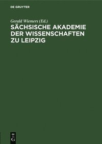 bokomslag Sächsische Akademie Der Wissenschaften Zu Leipzig